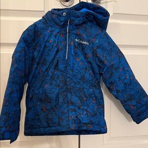 Columbia Kids Patterned Ski/Snowboard Snow Jacket XXS 4/5